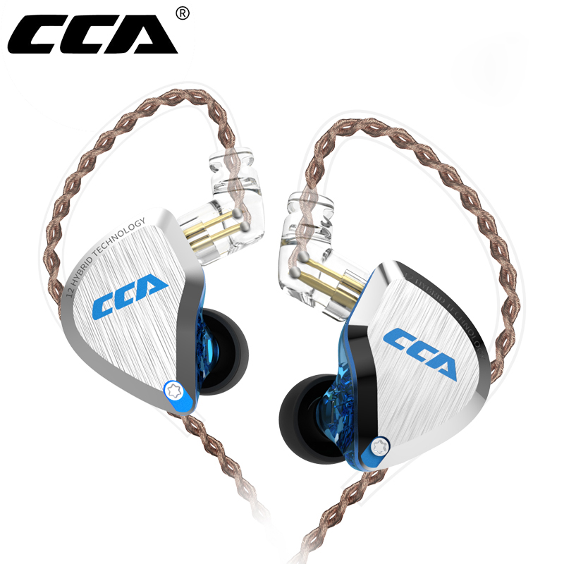 Office Work Tech - CCA C12 Cuffie In-Ear in Metallo