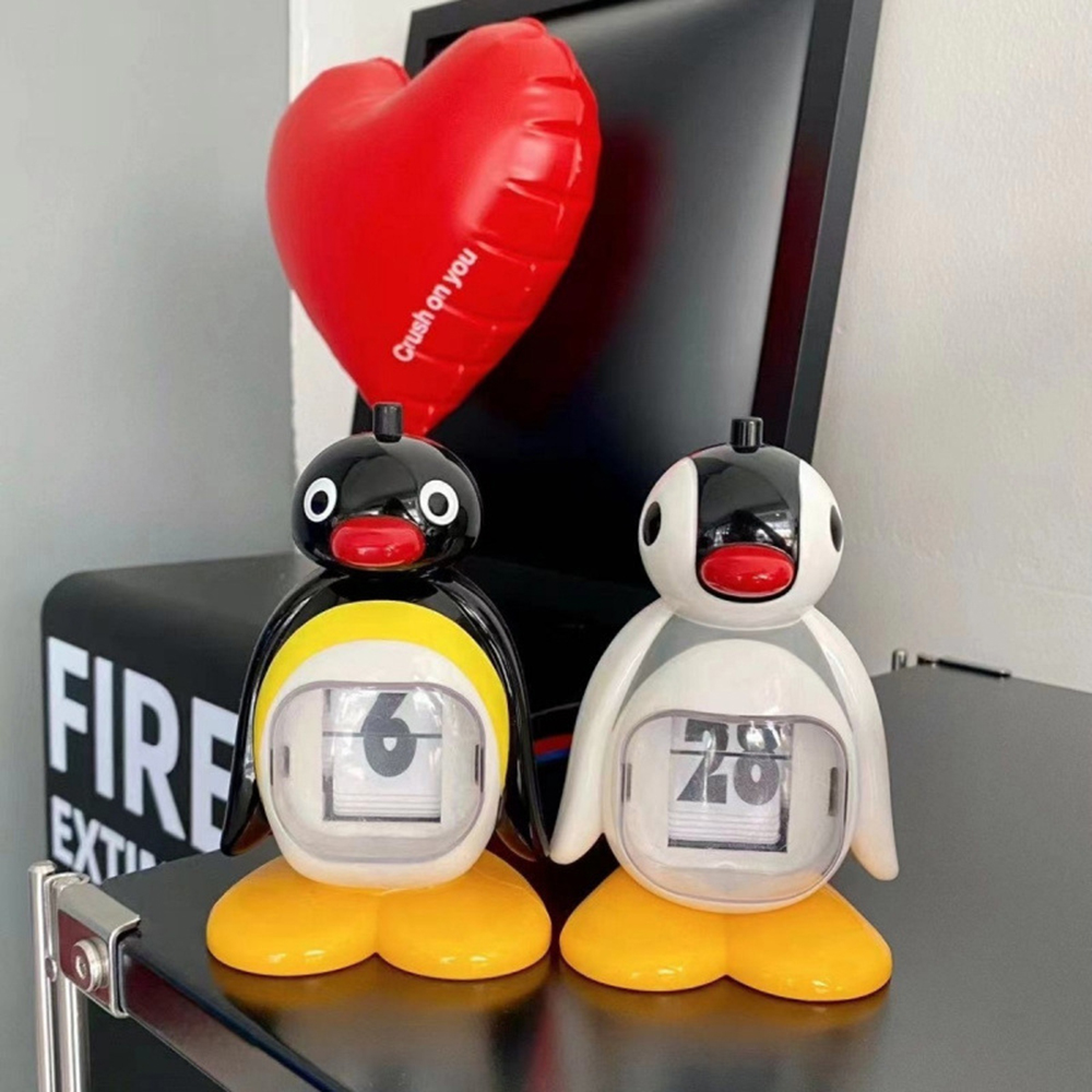 Office Tech Gadgets - Pinguino Ornamenti da tavolo Calendario Premendo