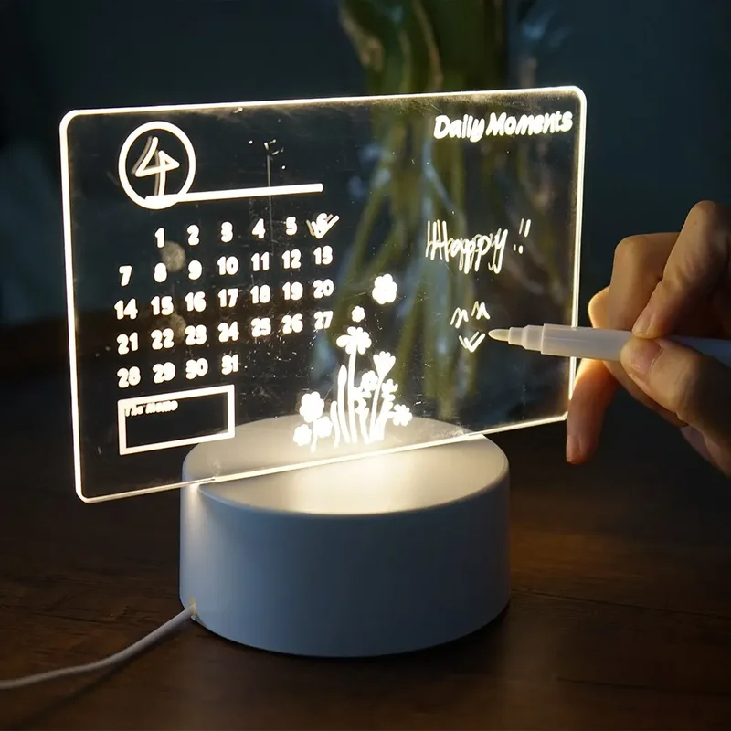 Office Tech Gadgets - Lavagna per Messaggi in Acrilico Riscrivibile