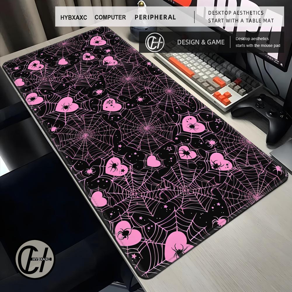 Office Desk Tech Accessories - Tappetino per Scrivania 90x40 con Cuori
