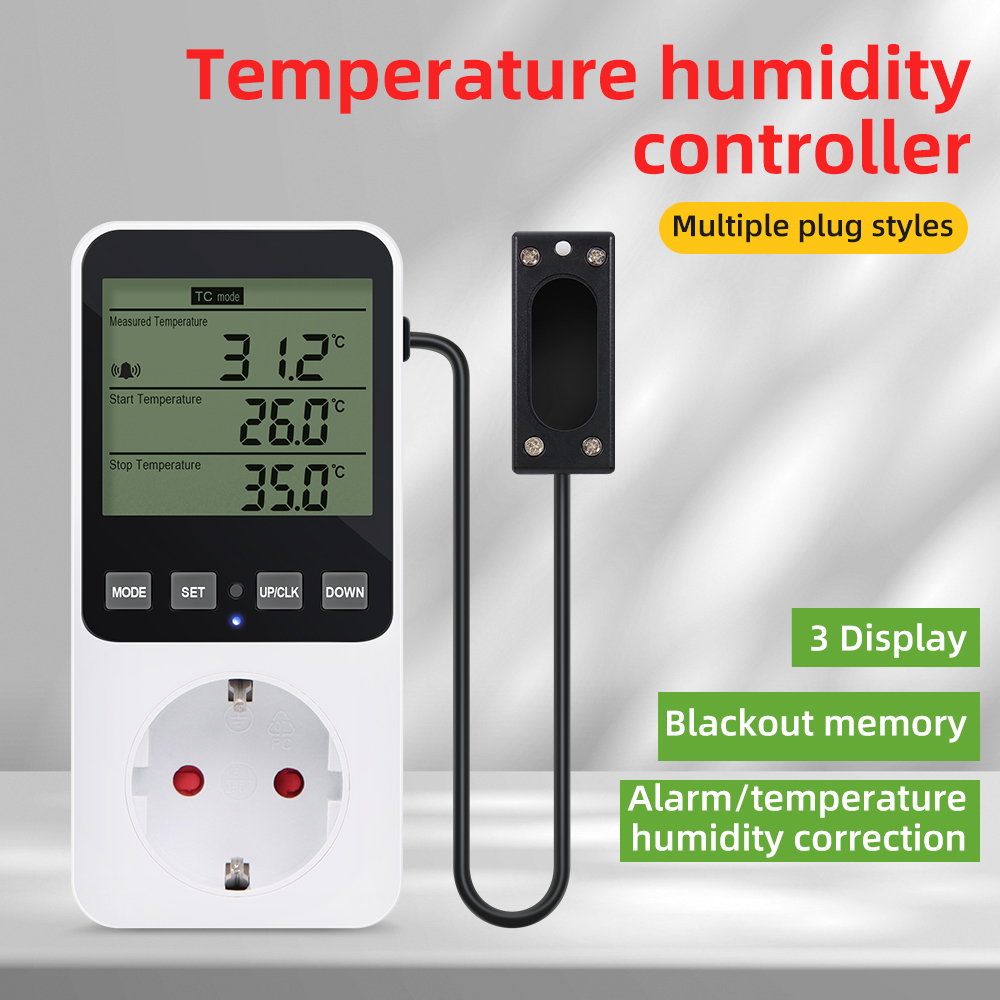 Digital Timer Countdown - Regolatore digitale di umidità della temperatura