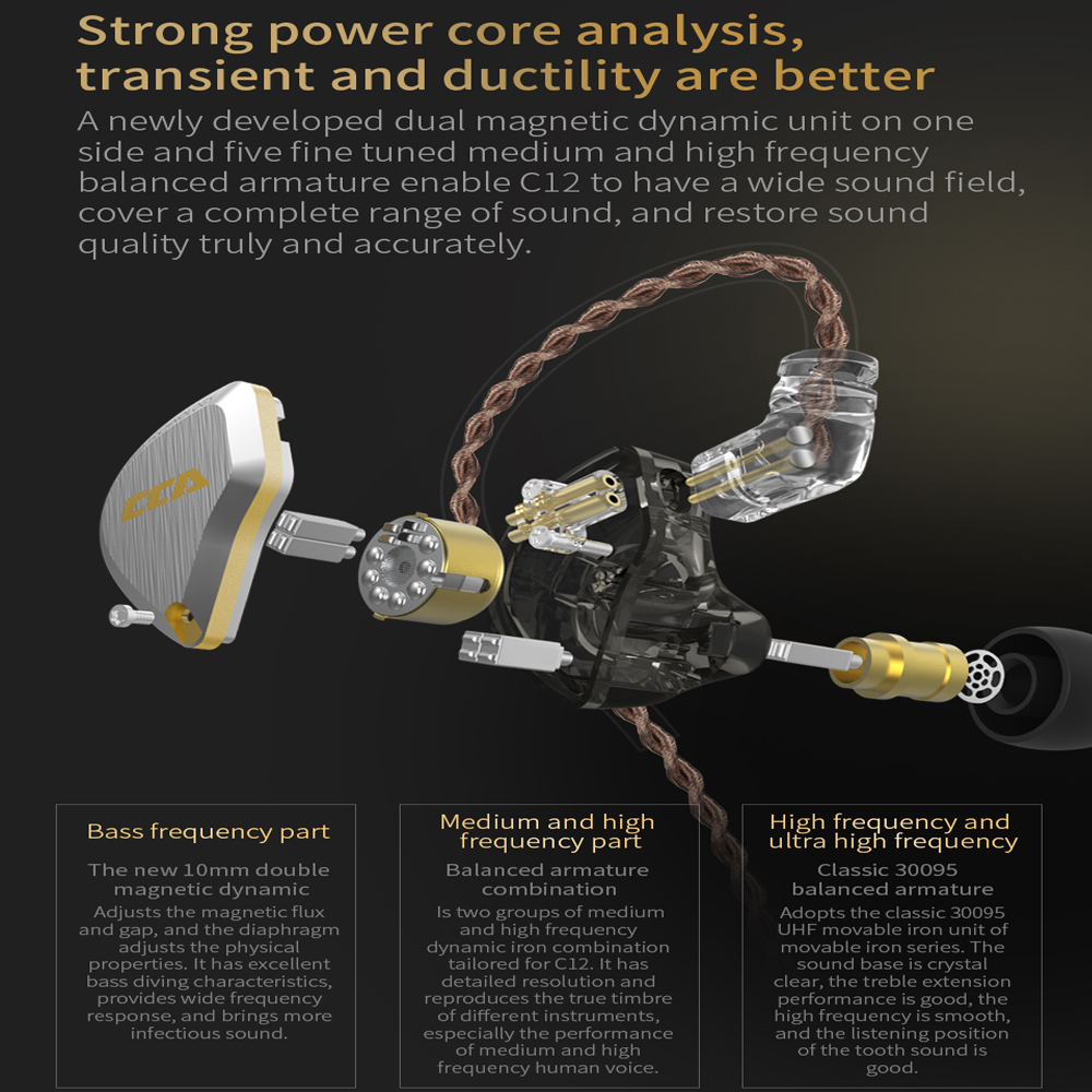CCA C12 Cuffie In-Ear in Metal - Office Work Tech recensione e prezzo