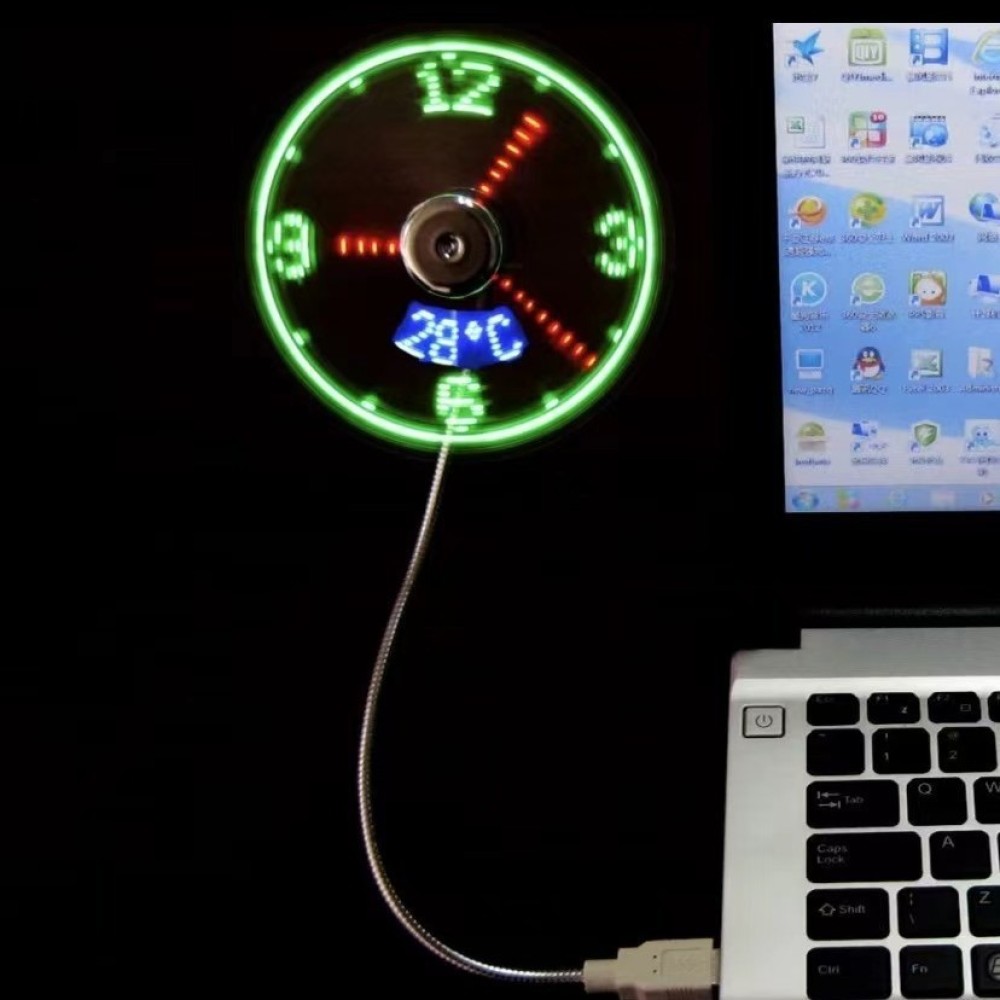 Ventilatore USB LED Personaliz - Office Tech And Gadgets recensione e prezzo