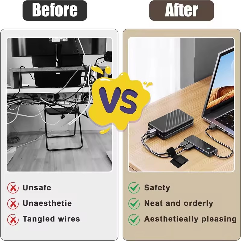 Fascette adesive sotto scrivan - Office Tech Gadgets recensione e prezzo