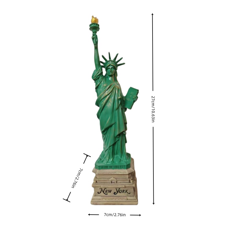 Statua della Libertà in resina - Office Desk Tech Accessories recensione e prezzo